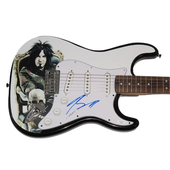 Nikki Sixx Signed Autograph Custom 1/1 Fender Electric Guitar - Motley Crue Jsa