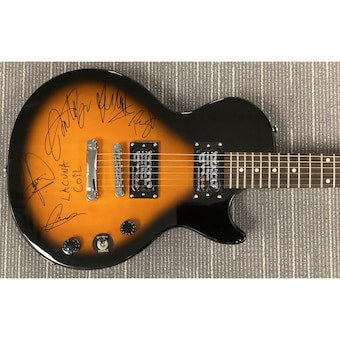 Lacuna Coil Signed Guitar Cristina Scabbia Andrea Ferro Ryan Folden +2 Auto JSA