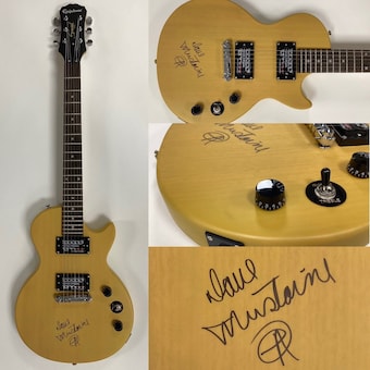 Dave Mustaine Signed Guitar Megadeth Autograph Founder Lead Vocals Metal JSA