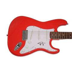 Trey Anastasio Signed Autograph Full Red Fender Electric Guitar Phish W/ Jsa