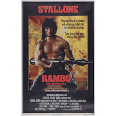 Sylvester Stallone Rocky II Autographed 24" x 36" Movie Poster