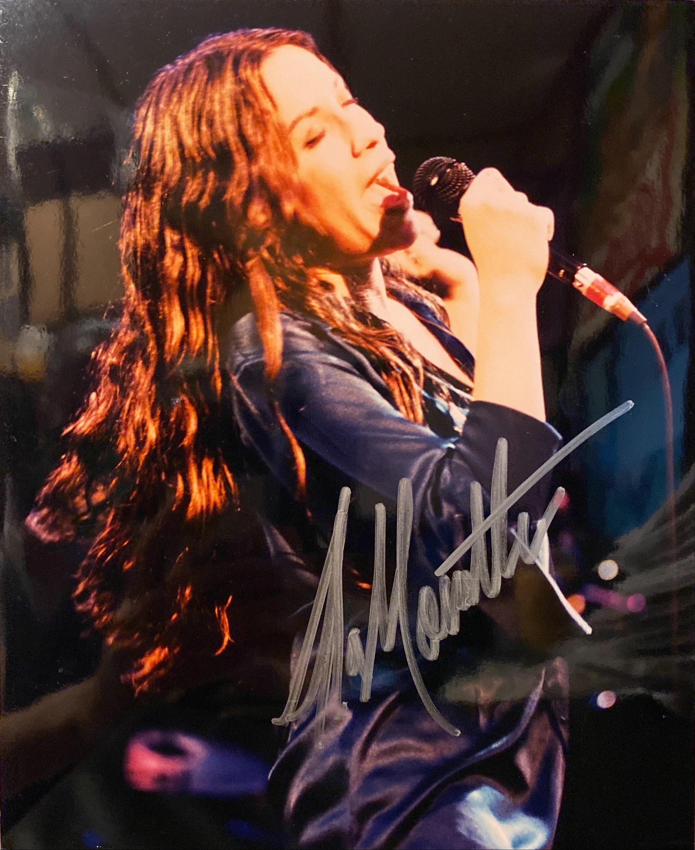 Alanis Morissette signed photo