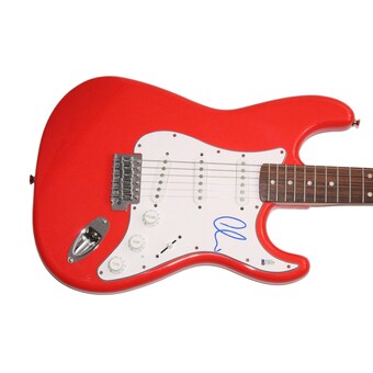 Adam Levine Signed Autograph Fender Electric Guitar Maroon 5 Overexposed Beckett