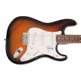 Adam Levine Signed Autograph Full Size Fender Electric Guitar - Maroon 5 Beckett