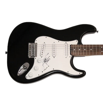 Amy Lee Evanescence Signed Autograph Fender Electric Guitar Synthesis w/ JSA COA