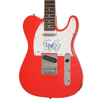 Iggy Pop Signed Autograph Red Fender Electric Guitar The Stooges w/ JSA PSA COA