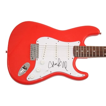 Mike McCready Pearl Jam Signed Autograph Red Fender Electric Guitar Ten JSA COA