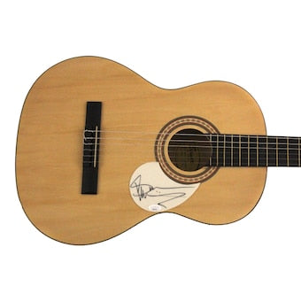 Bruce Dickinson Iron Maiden Signed Autograph Fender Acoustic Guitar w/ JSA COA