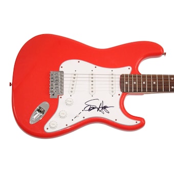 Sammy Hagar Van Halen Signed Autograph Red Fender Electric Guitar 5150 JSA COA