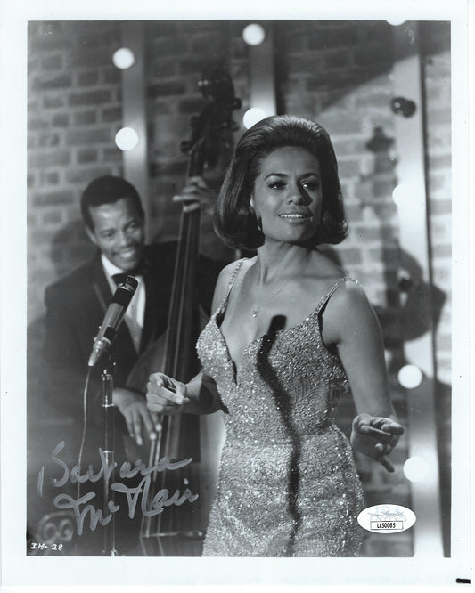 Barbara McNair signed photo JSA Authenticated