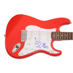 Julian Casablancas The Strokes Signed Autograph Red Fender Guitar w/ Beckett COA