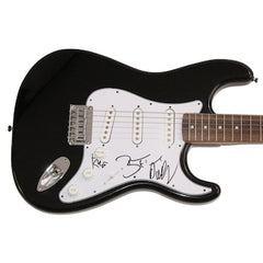 The Killers Band Signed Autograph Blk Fender Guitar - Brandon Flowers +2 JSA COA