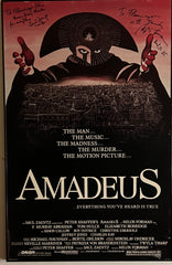 Amadeus cast signed movie poster