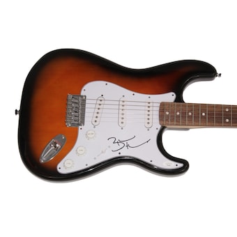 Brandon Flowers Signed Autograph Fender Electric Guitar - The Killers Jsa Coa