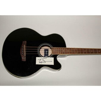 Tom Hamilton Signed Autograph Ibanez Fs Acoustic Bass Guitar - Aerosmith Acoa