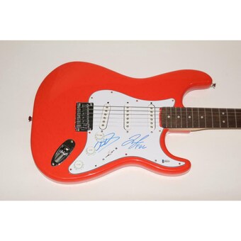 Florida Georgia Line Dual Signed Autograph Fender Brand Electric Guitar Beckett