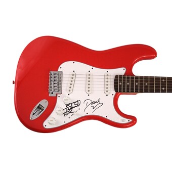 Tedeschi Trucks Band Signed Autograph Full Size Red Fender Electric Guitar - Jsa