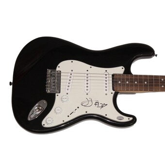 Jim James Signed Autograph Black Fender Electric Guitar My Morning Jacket W/ Psa