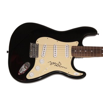 James Murphy Signed Autograph Black Fender Electric Guitar Lcd Soundsystem Jsa