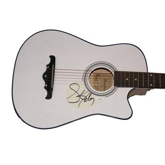 Steven Tyler Signed Autograph Full Size Acoustic Guitar Aerosmith Legend Jsa Coa