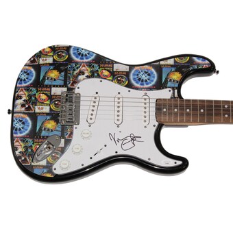 Vivian Campbell Signed Autograph Custom 1/1 Fender Guitar Def Leppard Jsa Coa