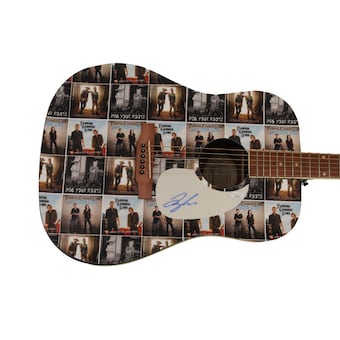 Tyler Hubbard Signed Autograph Custom Guitar Florida Georgia Line - 1/1 Jsa Coa