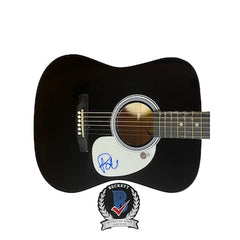 Billie Joe Armstrong Signed Autograph Fender Acoustic Guitar Becket Green Day