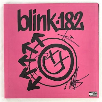 Blink-182 Band Signed Autograph Album Vinyl Record LP - Tom DeLonge +2 JSA COA