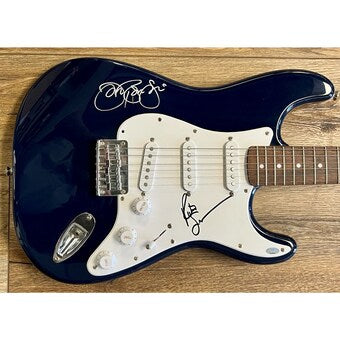 Jon Bon Jovi/Ritchie Sambora signed Fender Squire Bullet Electric Guitar