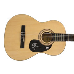 Stefan Lessard Dave Matthews Band Signed Autograph Fender Acoustic Guitar BAS