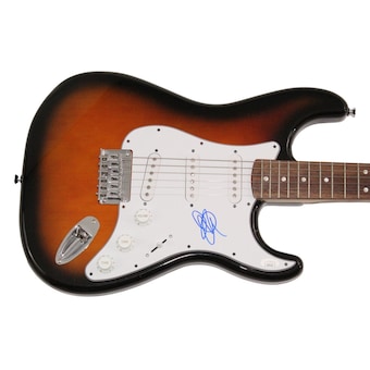 John Frusciante Signed Autograph Fender Guitar Red Hot Chili Peppers w/ JSA COA