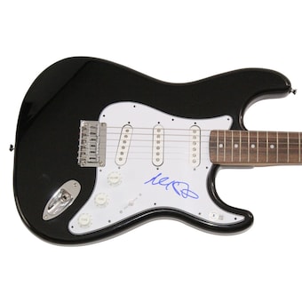 Mike D Diamond Signed Autograph Black Fender Guitar Beastie Boys w/ Beckett COA