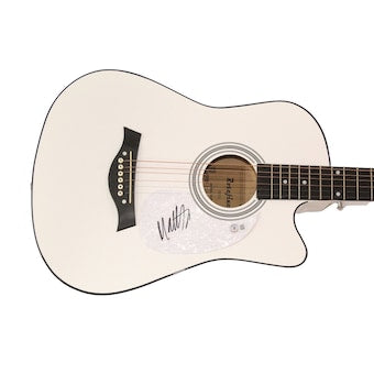 Matt Matty Healy the 1975 Signed Autograph Acoustic Guitar - Beckett COA