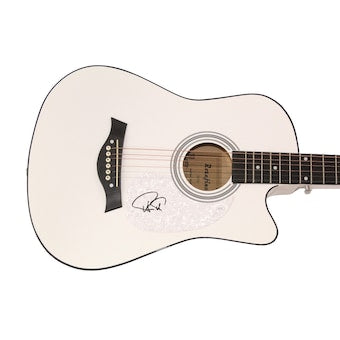 Trey Anastasio Phish Signed Autograph White Acoustic Guitar w/ JSA COA