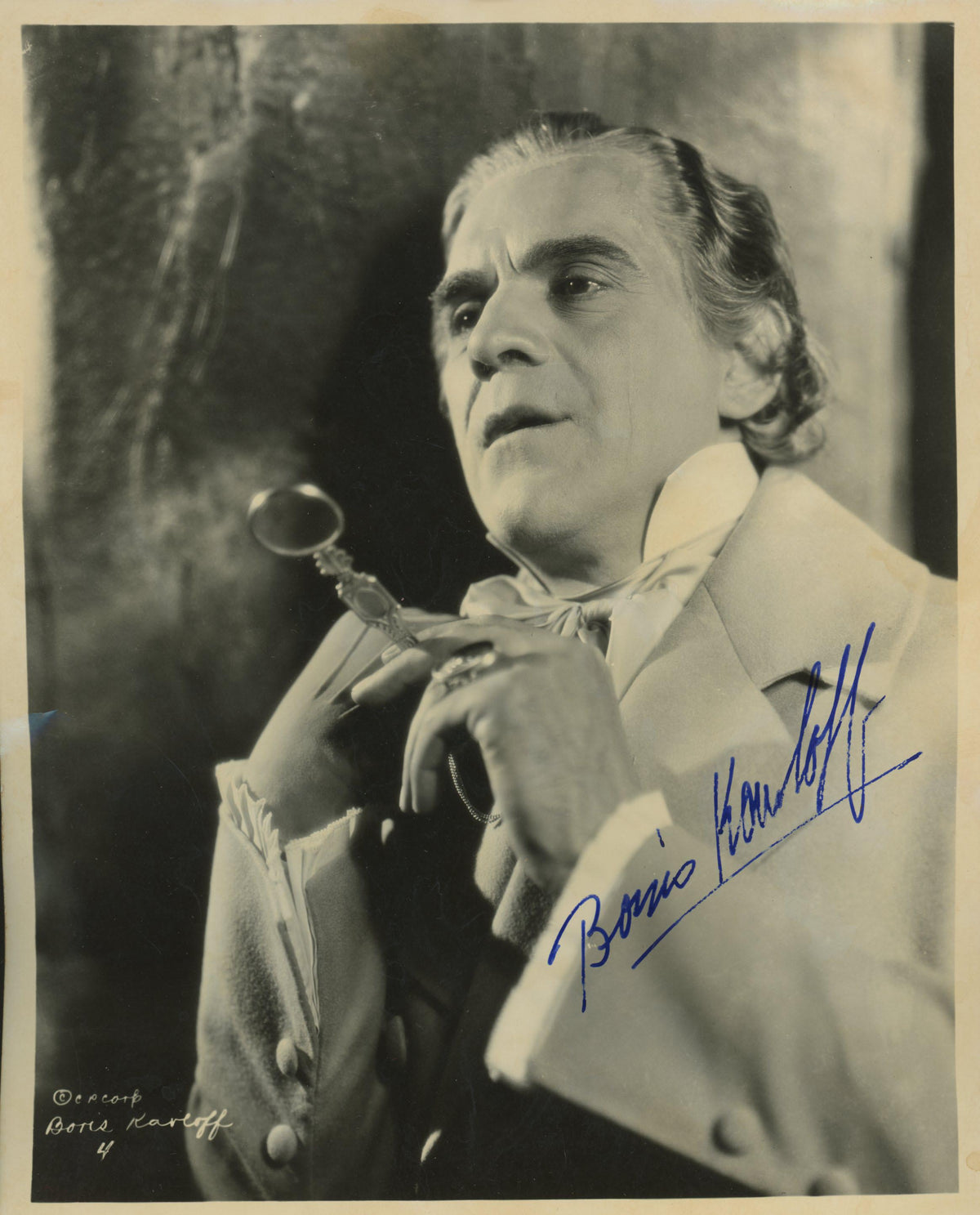 Boris Karloff signed photo