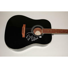 The Quarrymen X3 Signed Autograph Gibson Epiphone Acoustic Guitar - Beatles Jsa