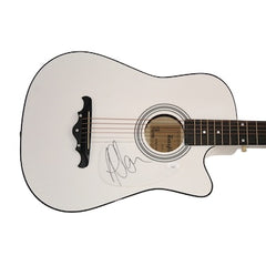 Adam Clayton Signed Autograph Full Size Acoustic Guitar - U2 Joshua Tree Jsa Coa