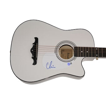 CHINO MORENO SIGNED AUTOGRAPH FULL SIZE ACOUSTIC GUITAR DEFTONES w/ BECKETT COA