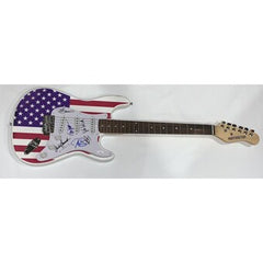 The Doobie Brothers Signed Guitar Tom Pat Mcfee Hossack Mcdonald Skunk Jsa Coa