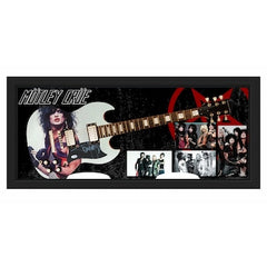 Motley Crue Tommy Lee Autographed Custom Graphics Guitar Display Case ACOA