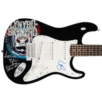 Lynyrd Skynyrd Autographed Signed Photo Graphics Guitar Exact Proof ACOA