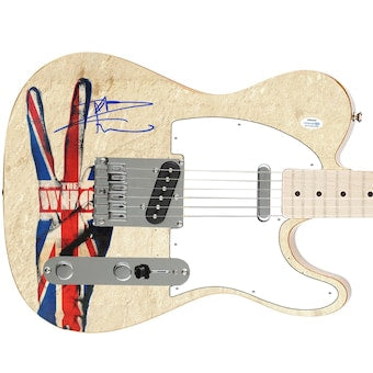 The Who Pete Townshend Autographed Fender Signed Custom Graphics Photo Guitar