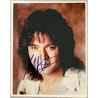 Eddie Van Halen Signed Photo 8x10 Color Autograph BAS Guitar HOF Beckett Not PSA