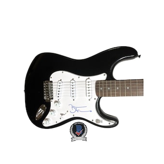 Brandon Flowers Signed Autograph Fender Stratocaster Guitar Bas The Killers