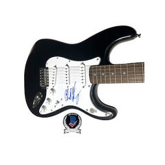 Chas Kroeger Signed Autograph Fender Stratocaster Guitar Bas Beckett Nickelback