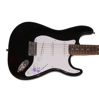 Danny Carey Signed Autograph Full Size Black Fender Electric Guitar Tool Jsa Coa