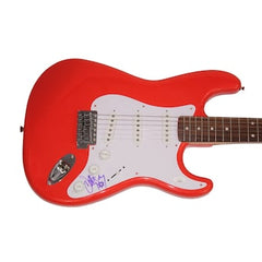 Danny Carey Signed Autograph Full Size Red Fender Electric Guitar - Tool Jsa Coa