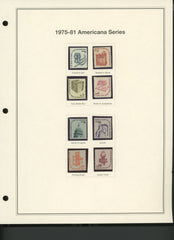 1975-81 American Series Stamp Set