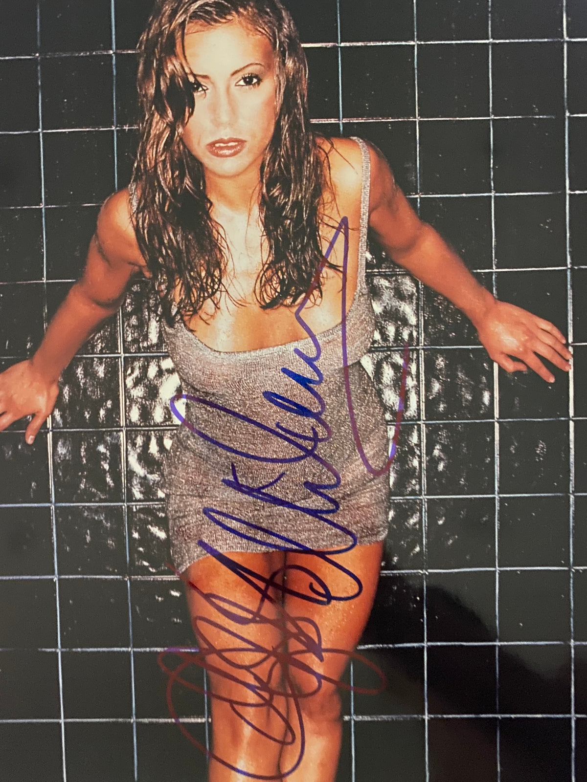 Alyssa Milano signed photo