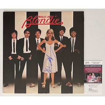 Debbie Harry Signed Blondie Parallel Lines Vinyl Record Album Jsa Coa Aq07004